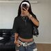 2026 Popular Cross-border Foreign Trade Summer Pleated Solid Color Round-neck Waist-cinching Slim-fit Women's_ecoleips.com