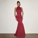 Women's Summer Slim Fit Sleeveless Long Dress J26DS007 European American Style Casual Solid Color Backless Pleated Halter Neck_ecoleips.com