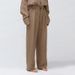 Suitable For All Seasons Linen Wide-Leg New Niche Design Cott-Linen High-End Loose High-Waist Casual Suit Straight-Leg Lg Pants Women's_ecoleips.com