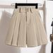 Women's Clothing Large Size Fat Mm Suit Shorts Women Spring And Summer New High Waist A Line Casual Bottoming Outer Wear Wide Leg Hot Pants_ecoleips.com