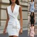 Women's Solid Color Sleeveless Slim Fit Dress Cross Border European American Style Dress for Spring/Summer Autumn_ecoleips.com