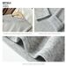 Women's Grey Faux Cashmere Knit Top Stand Collar Base Layer Sophisticated Outerwear For Autumn Winter Regular Fit_ecoleips.com