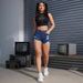 Women's Clothing Denim Shorts For Women All Match Blue Ripped Shorts With Frayed Hem Jeans_ecoleips.com