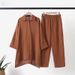 Shirt For Women Malaysian Muslim Women's Clothing Plus Size Fashion Casual Two-Piece Set_ecoleips.com