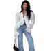 Women's Pleated Bell Sleeve Irregular Ruffle Shirt Spring Fashion Design Style Clothing_ecoleips.com