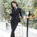 XXN920 Professional Women's Long Sleeved Suit A-Line Skirt Set Autumn Winter Formal Workwear For Interviews Casual Elegant Fashion_ecoleips.com