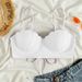 European American Style Bikini Swimsuit Top Gradient Shell Solid Color Push Up Design Hard Cup Women's Sexy Vacation Bikini_ecoleips.com