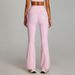 High Waisted Yoga Flared Pants Tight Fitting Hip Lifting Fitness Casual Sports Wide Leg Slightly Flared For Women_ecoleips.com