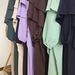 New Dubai Women's Solid Color Batwing Sleeve Loose Robe With Hijab Two-Piece Dress P105_ecoleips.com