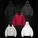 Women's Clothing Fashion Unisex Fleece-Lined Hoodie With Unique Double Hood Design Streetwear Style, Loose Fit, 3D Embroidery, Anime Cartoon Print_ecoleips.com