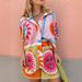 Women's Clothing Casual Fashion Lace Collar Cardigan Shirt Suit Women_ecoleips.com