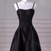 Women's Clothing Light Luxury Dress New Black Sling Slim Dress Student Art Exam Banquet Evening Dress_ecoleips.com