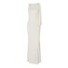 Hot-Selling Women's Fashion 2025 Summer New Fashionable Elegant One-Shoulder Ribbon Solid Color Dress Wholesale_ecoleips.com