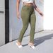 Women's Clothing New High Waist Washed Slim Fit Slimming All Match Tight Hip Trousers Skinny Pants_ecoleips.com
