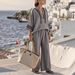 Women's Casual Hooded Pullover Top 3/4 Sleeve Solid Multi Color Long Sleeve Pants Set For Spring Autumn_ecoleips.com