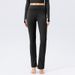 High Waist Yoga Pants Women's Tight Micro-horn Sports Trousers Hip Lift Belly Fitness Pants_ecoleips.com