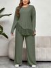 Bohemian Fringe Long Sleeve Top & Wide-Leg Pants Set – Artistic & Free-Spirited Style_ecoleips.com