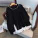 200/ 175kg Extra Large Size 150kg Loose Autumn Sweatshirt Chest Size/150/160/170-7120_ecoleips.com