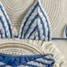 Women's Clothing Two Piece Bikini Swimsuit Textured Fabric Sexy Style For Vacation Fits True To Size_ecoleips.com
