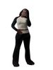 Women's Clothing High Waist Slim Trousers For Women Style Contrast Color Fleece Lined Plus Size Suit For Formal & Casual For Women_ecoleips.com