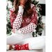 girl Foreign Trade Autumn Winter New European American Sweater Women's Christmas Snowflake Jacquard Long Sleeve Base_ecoleips.com