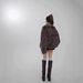 girl New Reversible Parka Jacket For Women, Thickened Real Rabbit Fur, Casual Loose Fur Coat, Motorcycle Style_ecoleips.com