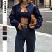 DiYun European And American Casual Vacation Solid Color Long-Sleeve Vest Jacket Women's Clothing 2025_ecoleips.com