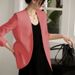 Women's Slim Fit Professional Office Lady Style Suit Jacket Padded Shoulders Casual Fashionable Elegant Spring Autumn_ecoleips.com