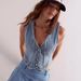 Women's Clothing New Design Fashion Sleeveless V Neck Denim Vest Women's Summer Small Vest Top_ecoleips.com