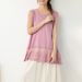 Spring And Summer Sweet Cotton Tank Women, Versatile For Layering, Knitted Lace Trim, Mid-length, Sleeveless,_ecoleips.com