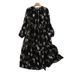 New French Style, High-End And Elegant Base, Luxurious Long Skirt With Floral Patterns For Early Spring 2025_ecoleips.com