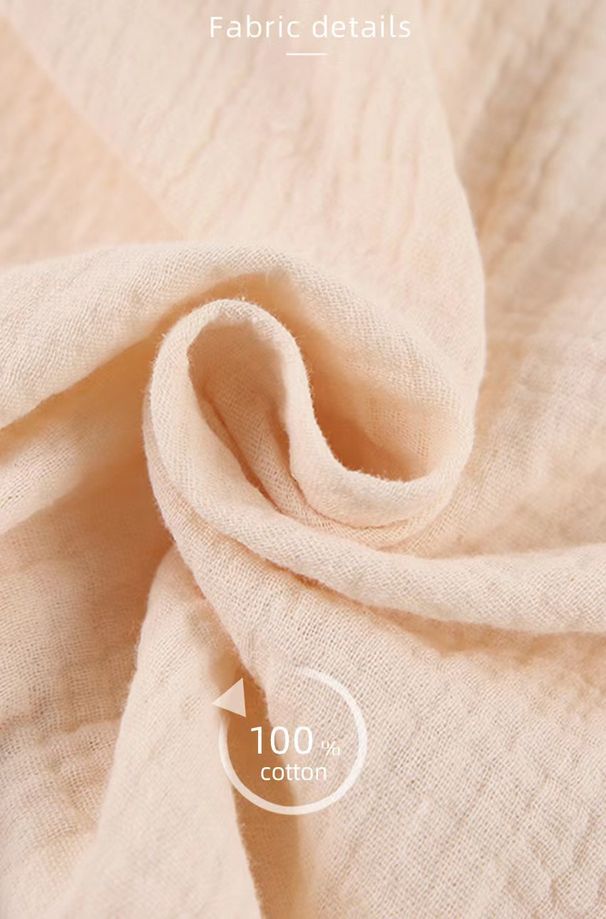 Women's Clothing New 100% Cotton Double Layer Comfortable Casual Suit Loose Long Sleeved Trousers Suit_ecoleips.com