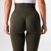 Women's Tight Fitting Seamless Yoga Pants Butt Lifting Cropped Fitness Sportswear Cationic Linen_ecoleips.com
