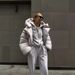 European & American Winter Women's Puffer Jacket, Trendy Personalized Street Style Short Hooded Down Alternative Coat_ecoleips.com