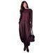 Spring New Style Women's Clothing Set Solid Color Round Neck Long Sleeve Top And Wide Leg Pants_ecoleips.com