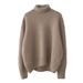 Aria Basics Aria Basics European American Cross-border Women's Sweater, Autumn Winter Thickened High-neck Loose Knit Pullover, Suitable For Both_ecoleips.com