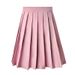 Black Short Anti-Fray Pleated Irregular Mermaid Skirt JK Uniform_ecoleips.com