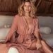 Women's Clothing Button Trumpet Sleeve Cardigan Long Sun Protection Clothing Beach Jacket Bikini Outer Swimsuit _ecoleips.com