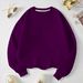 European And American 2025 Autumn/Winter Multi-color Long-sleeve Casual Versatile Loose Plus-size_ecoleips.com