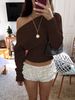 himalaya cardigan~lazy style pullover sweater, cashmere knitted cardigan, women's spring and autumn fashion long sved_ecoleips.com