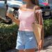 DiYun European And American Vacation Casual Style Hollow Out Off-Shoulder Knit Tank Top Women's Clothing 2026 Summer_ecoleips.com