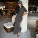 Cross-Border European And American 2025 Autumn Commuting Casual Knitted Short-Sleeved Half Skirt Suit_ecoleips.com