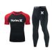 Women's Clothing Hurley Printed Men's Wetsuit Quick Drying Sun Protective Stretchy Top Beachwear Fitness Training Sportswear_ecoleips.com