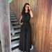 Women's Clothing Elegant Halter Neck V Neck Pleated Wide Leg Two Piece Set Style Women's Fashion Long Sleeve For Formal & Casual_ecoleips.com