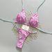 Pink And Blue Heart Print Bikini Set - Sexy Tie Triangle Cup Thong Two Piece Swimsuit for Women Cross Border Exclusive Hot Girl Style_ecoleips.com