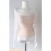 Dongdaemun Women's Slim Fit Tank Top Versatile Solid Color with Bra Pads Base Layer Top in Stock_ecoleips.com