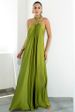 Women's Clothing Summer Sexy Temperament Women's Satin Suspender Swing Dress Party Travel Dress_ecoleips.com