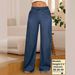 Summer High Waisted Slimming Floor Length Tencel Denim Jeans Loose Fit Versatile Casual Style for Women 2026 New Arrival_ecoleips.com