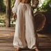 Women's Solid Color Casual Loose Pants Autumn Fashion Wide Leg Elastic Waist Literary Style with Pockets European American Cross Border 2026_ecoleips.com