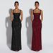 Women's Sexy Bodycon Dress C7633 Fashion Suspender Waist Tie Up_ecoleips.com